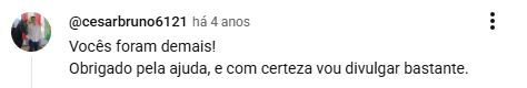 Depoimento 7 de aluno sobre o Moodle gratuito EnsineOnline